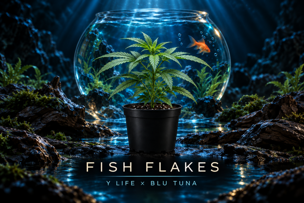 Fish Flakes Hanfsteckling – Kreuzung aus Y Life und Blu Tuna