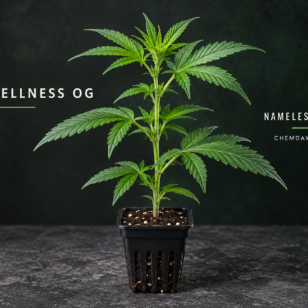 Mega Wellness OG Hanfsteckling von Nameless Genetics – Chemdawg × OG Kush