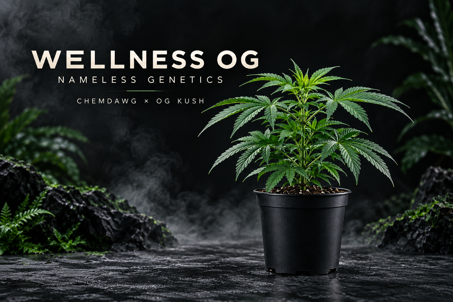 Wellness OG Hanfsteckling von Nameless Genetics – Chemdawg × OG Kush