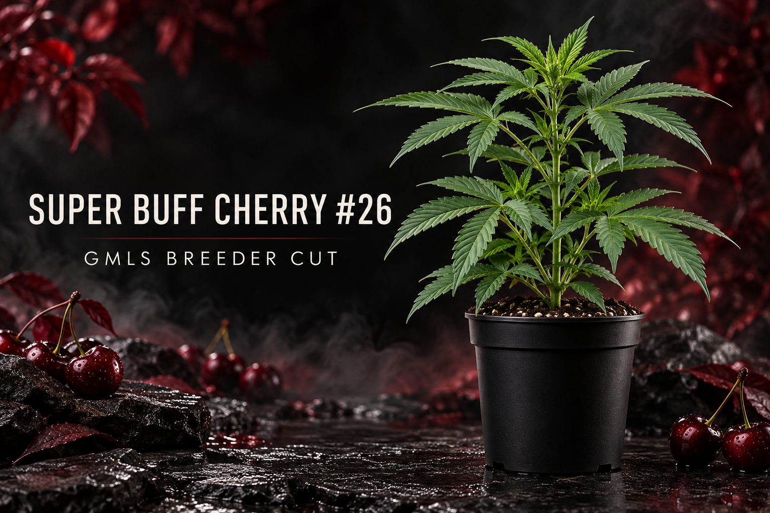 Super Buff Cherry #26 Hanfsteckling – GMLS Breeder Cut